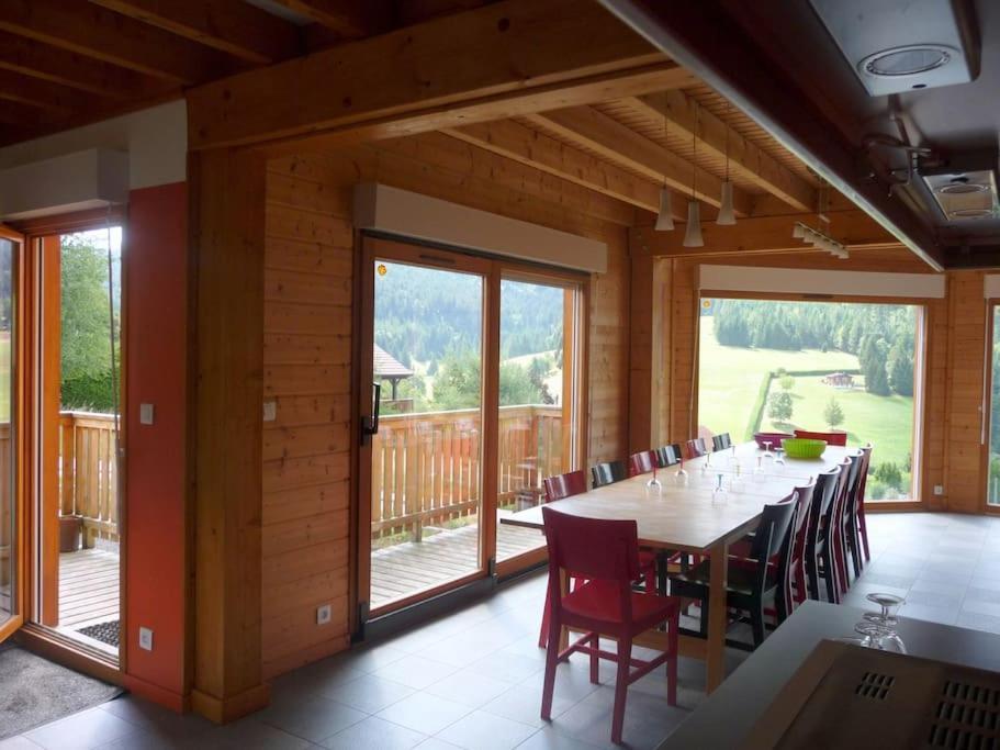 Grand Valtin : Chalet Ecolo 4 Etoiles 14 Personnes Ban-sur-Meurthe-Clefcy ภายนอก รูปภาพ