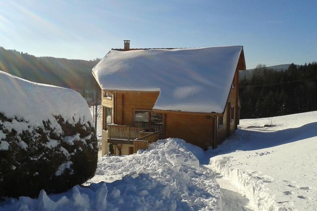 Grand Valtin : Chalet Ecolo 4 Etoiles 14 Personnes Ban-sur-Meurthe-Clefcy ภายนอก รูปภาพ